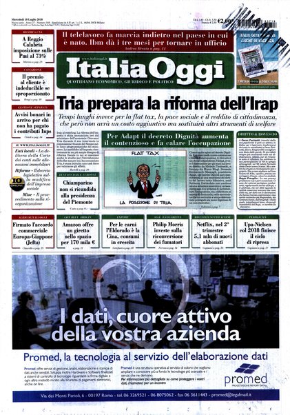 Italia oggi : quotidiano di economia finanza e politica